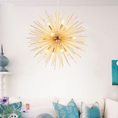 Modern Designer Starburst Pendant Light