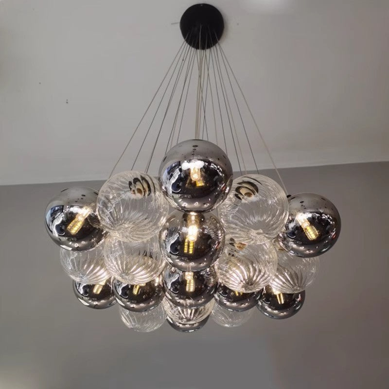 Valentina Modern Pendant Light Metal/Glass Living Room/Dinning Room