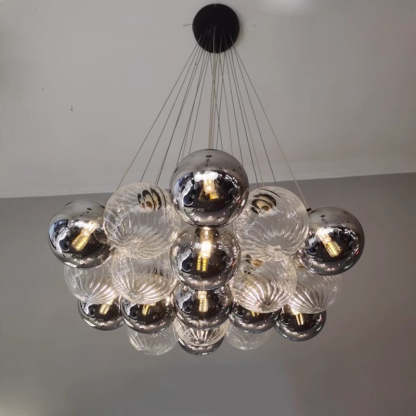 Valentina Modern Pendant Light Metal/Glass Living Room/Dinning Room