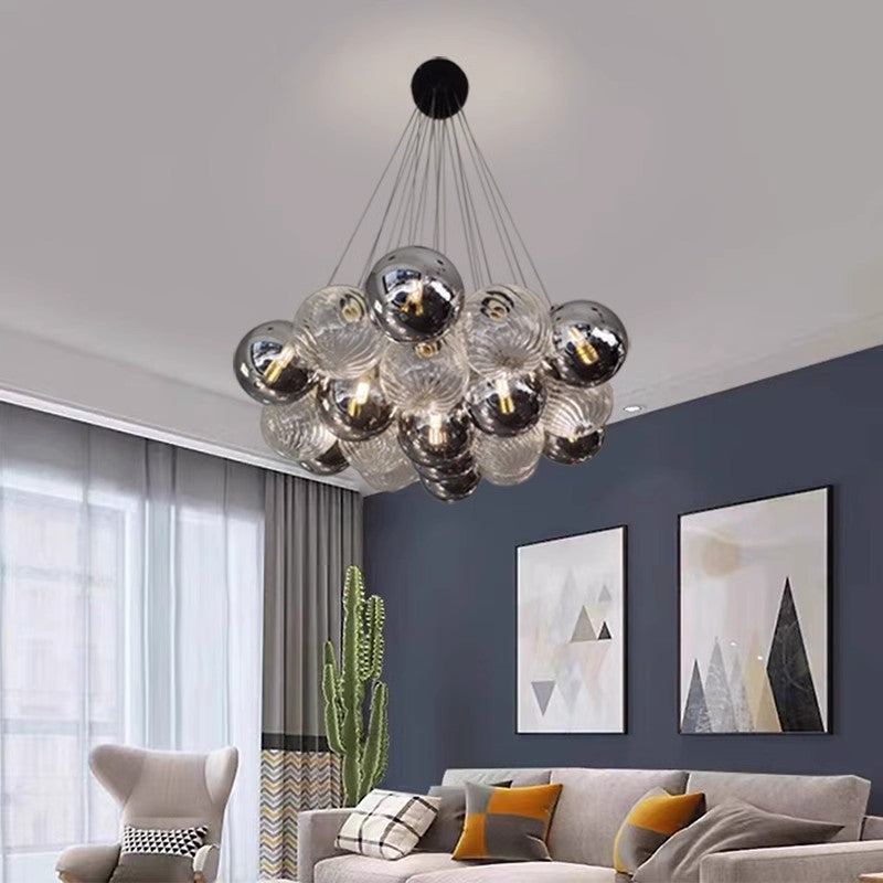 Valentina Modern Pendant Light Metal/Glass Living Room/Dinning Room