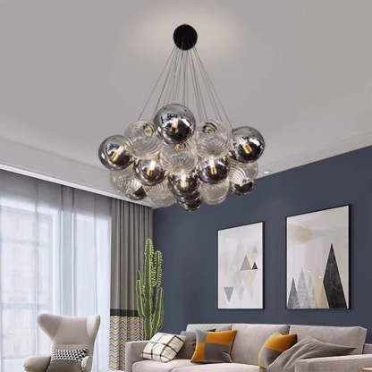 Valentina Modern Pendant Light Metal/Glass Living Room/Dinning Room