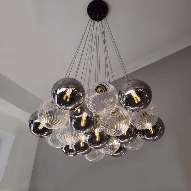 Valentina Modern Pendant Light Metal/Glass Living Room/Dinning Room