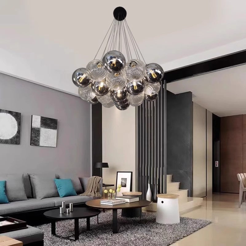 Valentina Modern Pendant Light Metal/Glass Living Room/Dinning Room