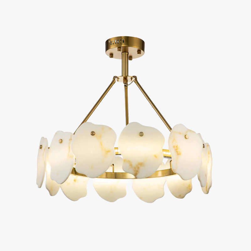 Marilyn Modern Marble Round Pendant Light Living Room