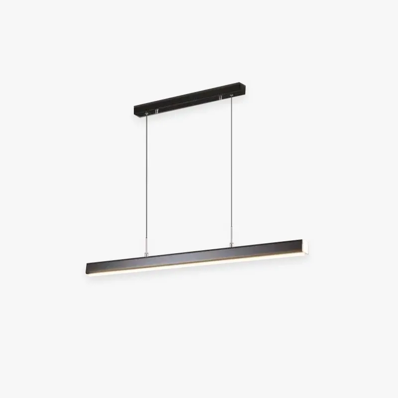 Edge Modern Linear Metal LED Pendant Light Black/Brown