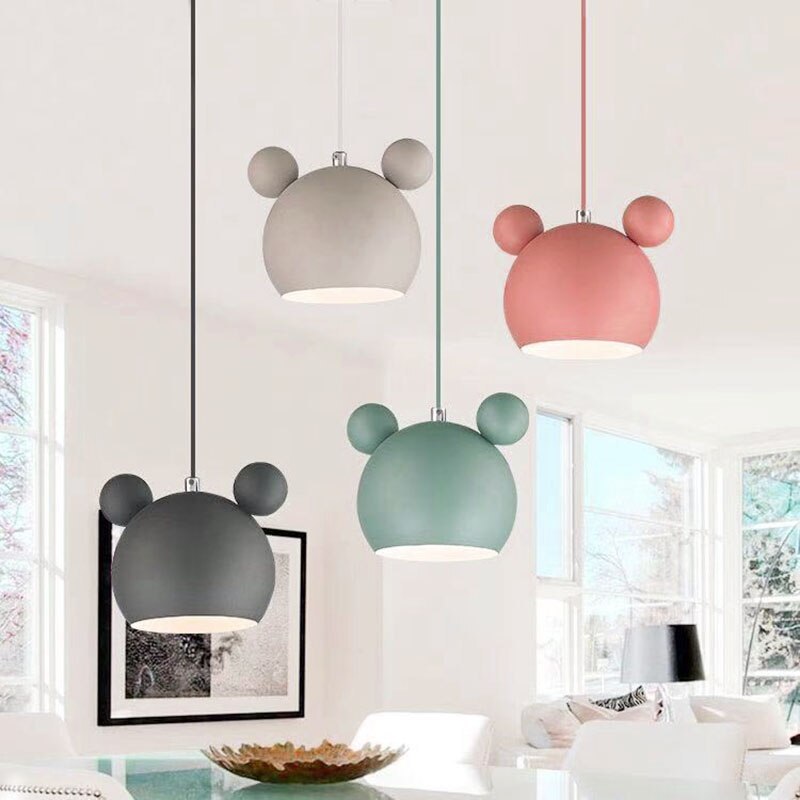 Morandi cartoon pendant lights for children's room. Las Sola lighting.