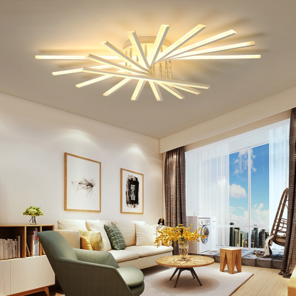 Quinn Linear Flush Mount Ceiling Light, 4 Colour