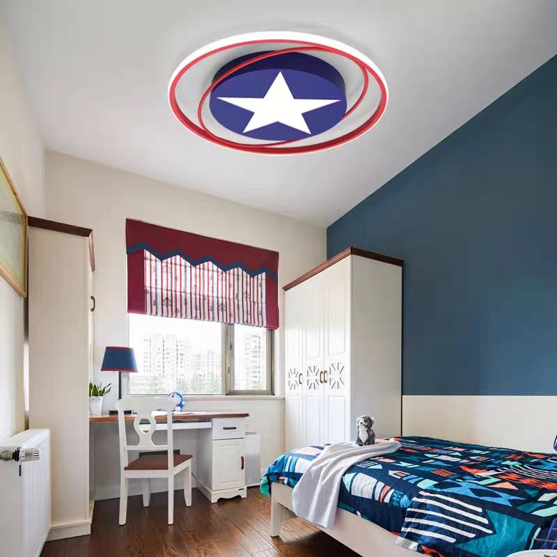 Modern Orbit Round LED Flush Mount Ceiling Light
