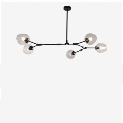 Valentina Nordic Modern Glass Pendant Light Clear Bubble