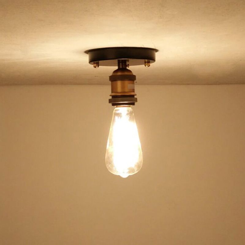 Flush Mount Ceiling Light, Alessio Retro Style