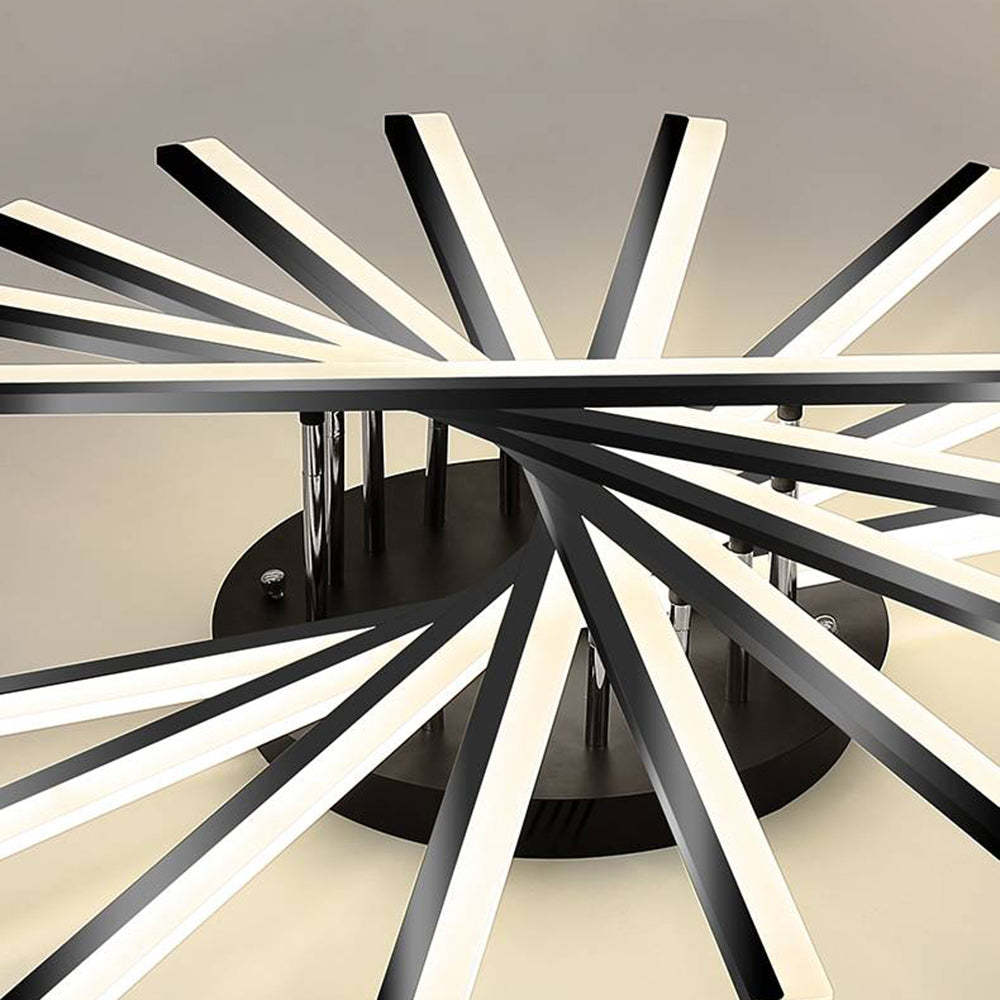 Quinn Linear Flush Mount Ceiling Light, 4 Colour