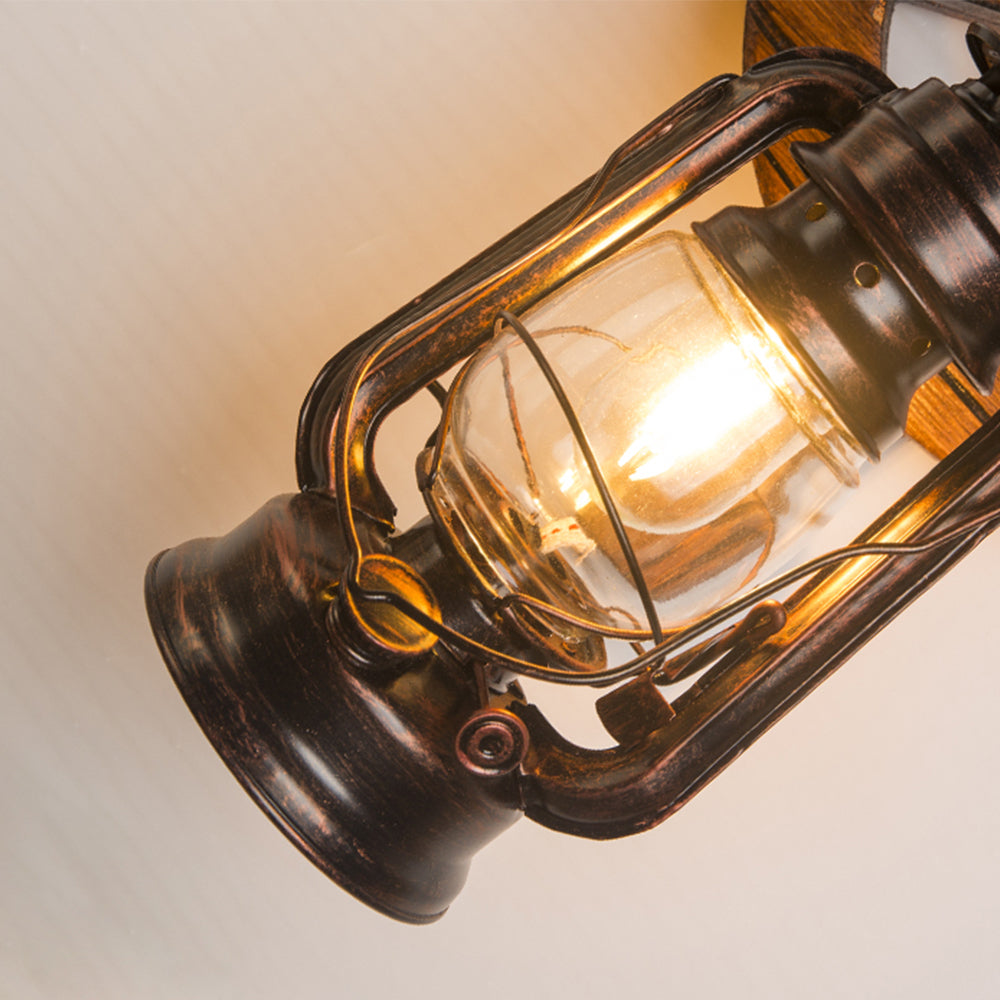 Austin Wall Lamp - Rustic Rudder & Lantern Lighting