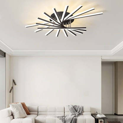 Quinn Linear Flush Mount Ceiling Light, 4 Colour