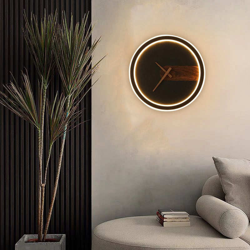 Nielsen Modern Clock Design Wall Lamp, 3 Color