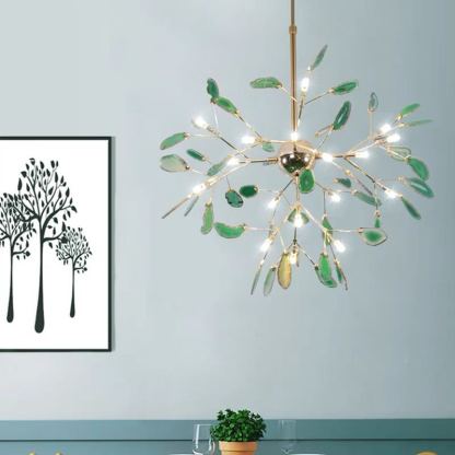 Nordic Agate Creative Colourful Chandelier Bedroom/Living Room