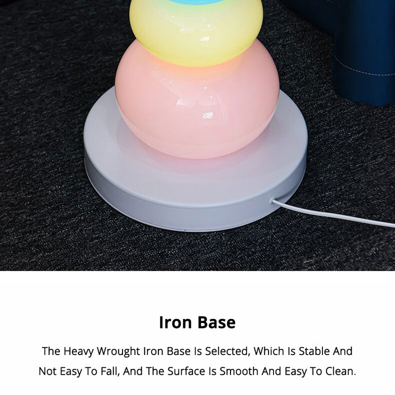 Morandi Rainbow Candy Unique Glass Floor Lamp