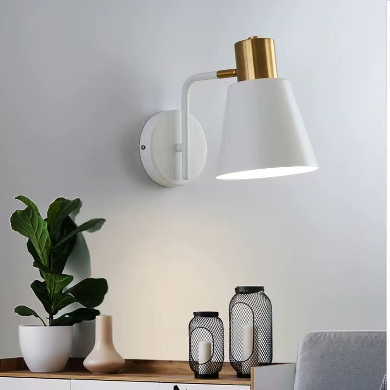 Meza Industrial LED Metal Indoor Wall Lamp Study Room