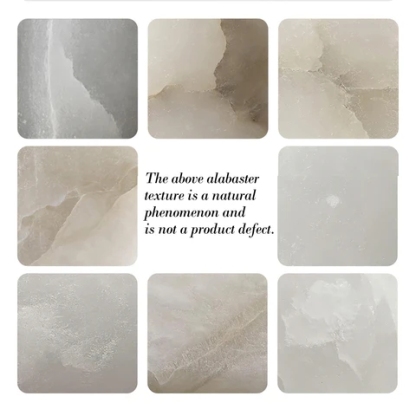 Jade Sculptural Round Alabaster Brass Wall Lamp Living Room Bedroom