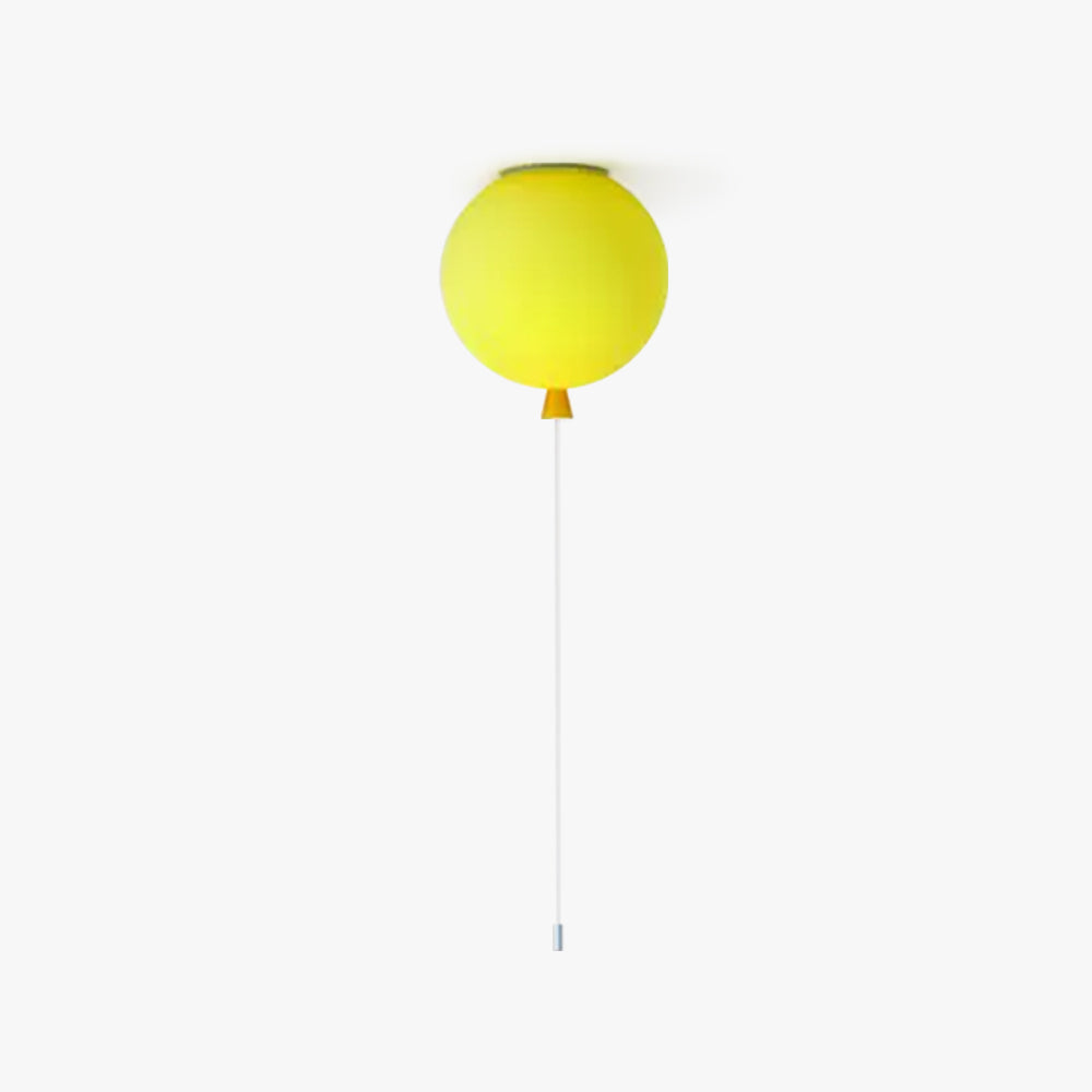 Yellow Balloon Ceiling Light | Children's Room Lighting