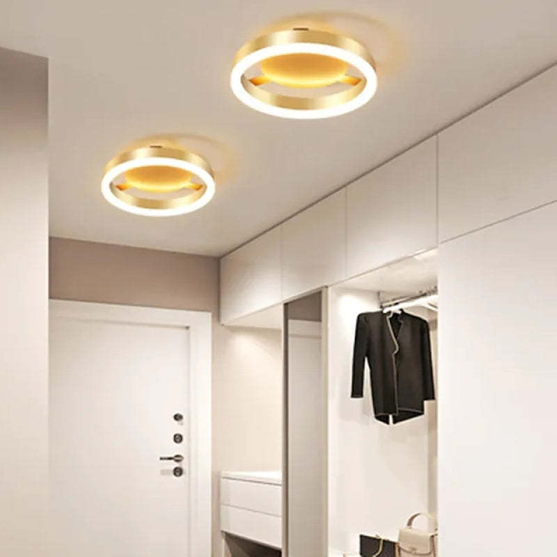 Kirsten Art Deco Pearl Shell Metal/Acrylic Pendant Light, White