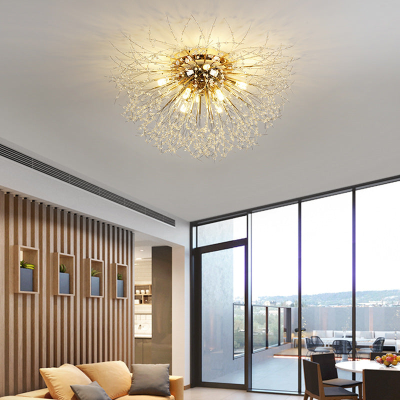 Lili Vintage Star Radiance LED Gold Ceiling Light