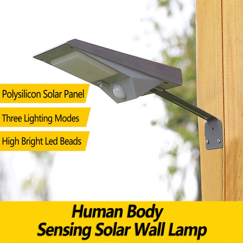 Orr Solar Outdoor Wall Lamp Motion Sensor 18 LED For Garden