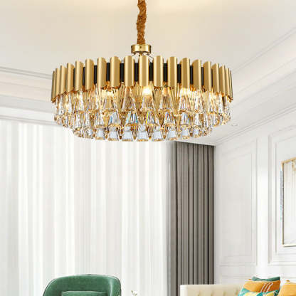 Marilyn Postmodern Nordic Round Crystal Chandelier