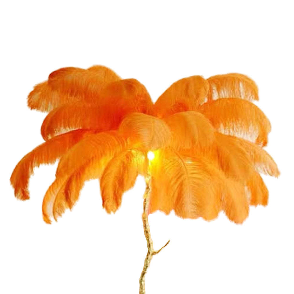 O'Moore Nordic Luxury Unique Ostrich Feather Floor Lamp/Table Lamp