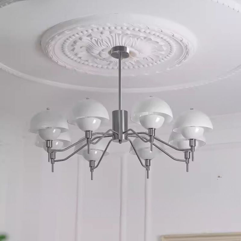 Hailie Modern Glass Metal Pendant Light Bedroom Study
