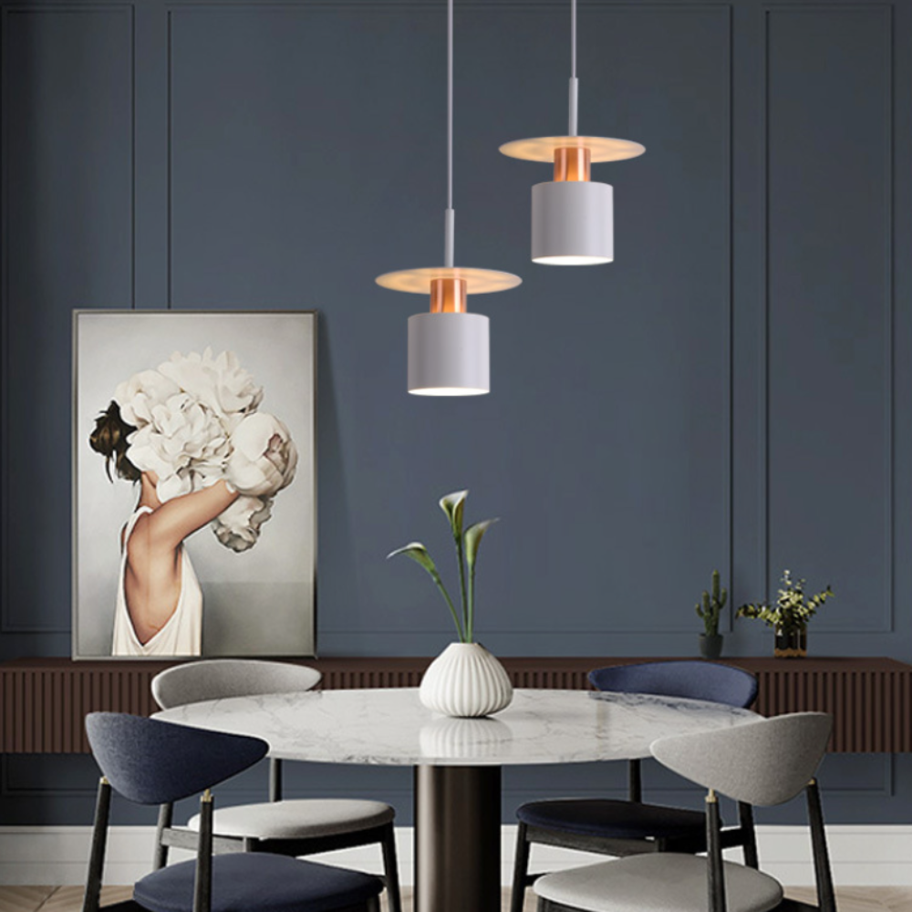 Hailie Industrial LED Pendant Light Metal Bedroom/Dining Room