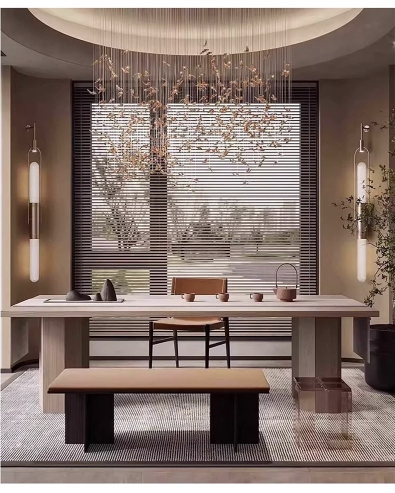 Meza Modern Long Pole Glass Luxury Wall Light Shades Hallway Bedroom Living Room