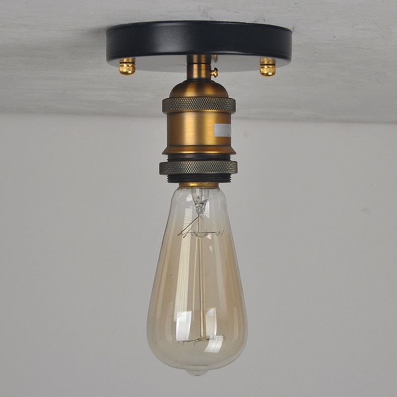 Flush Mount Ceiling Light - Alessio Retro Industrial Design