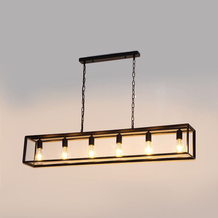 6-Light Alessio Rectangle Pendant Light