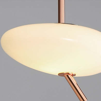 Hailie Modern Pebbles Acrylic Metal Pendant Light Living Room
