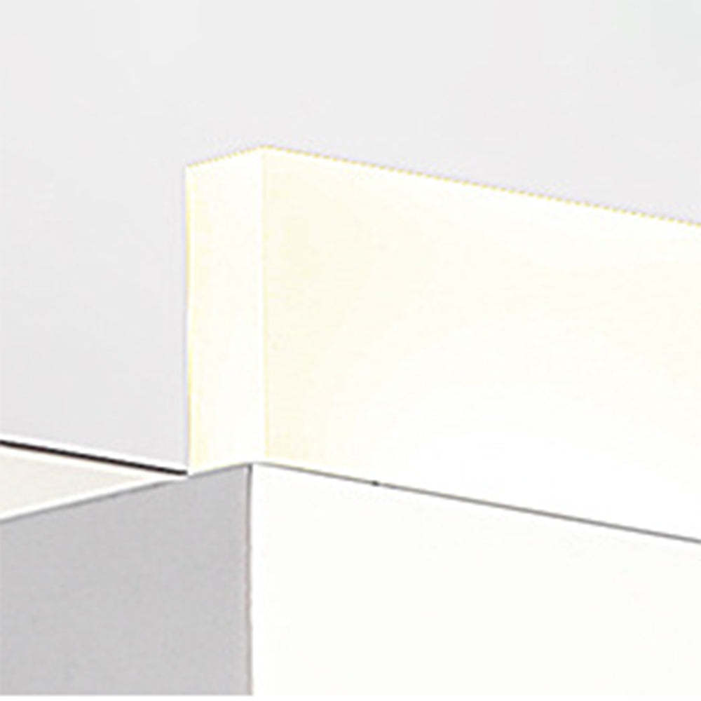Leigh Modern Square Metal/Acrylic Wall Lamp, Silver, Bathroom
