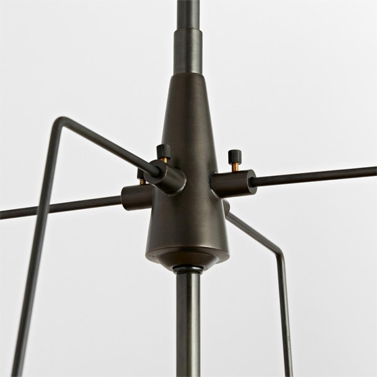 Renée Modern Conical Metal Fabric Pendant Light Dinging Room