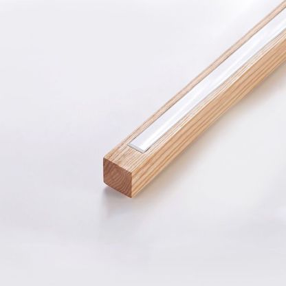 Ozawa Minimalist Linear Nature Wooden  Floor Lamp