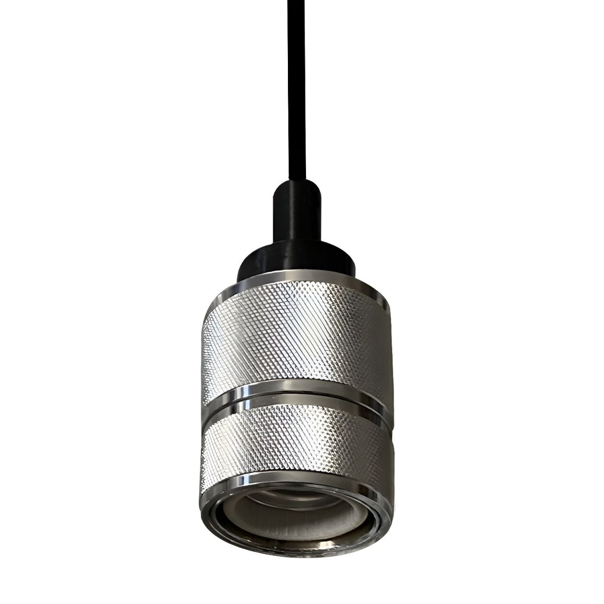 Cooley industrial metal pendant light close up