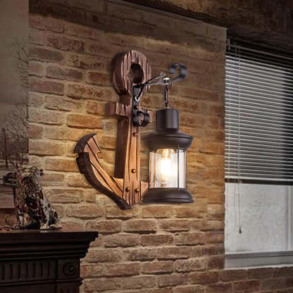 Alessio Anchor Wall Lamp: Rustic Lighting