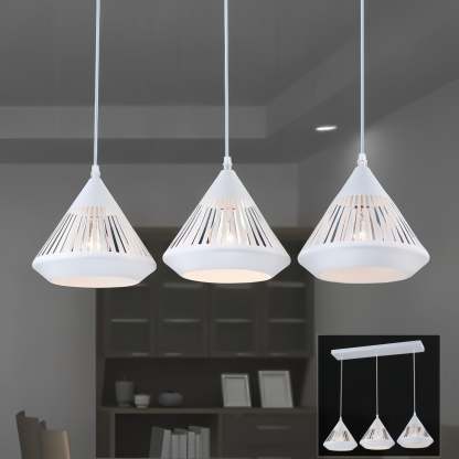 Nazifa Modern Minimalist Pendant Light Metal Black Bedroom/Bar