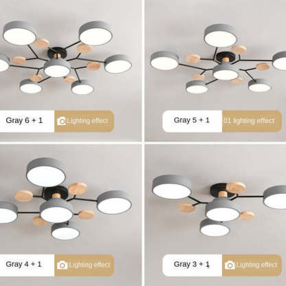 Sienna Ceiling Light, 4/5/6/7 Head