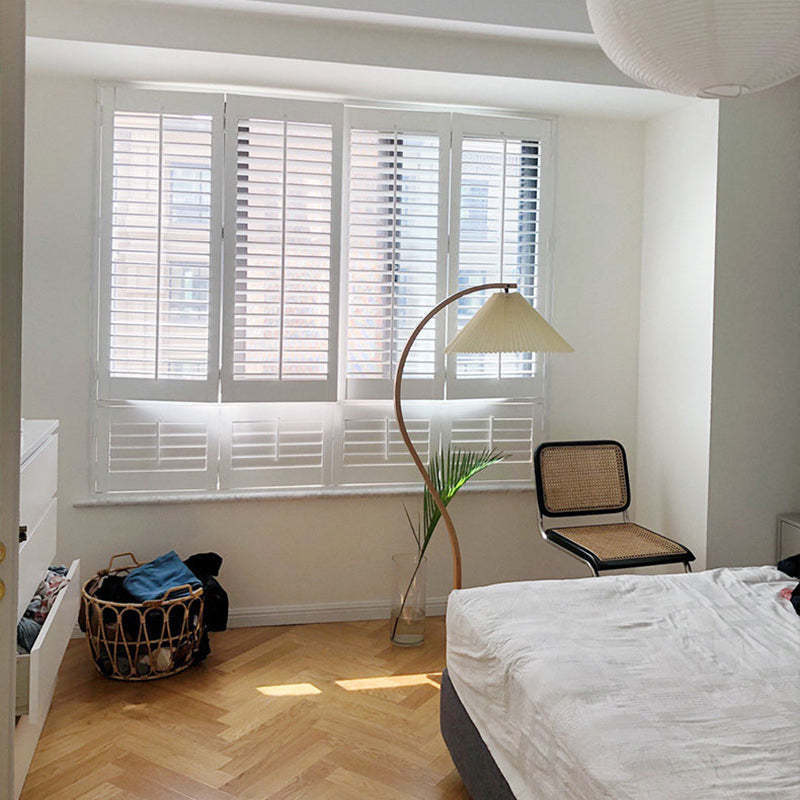 Ozawa Unique LED Floor Lamp, Wood/Metal, Living Room