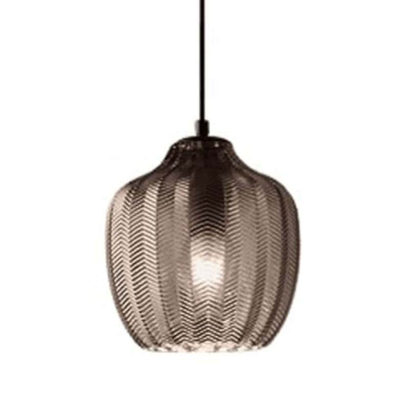 Hailie Modern Round Pendant Light Metal/Glass Dining Room
