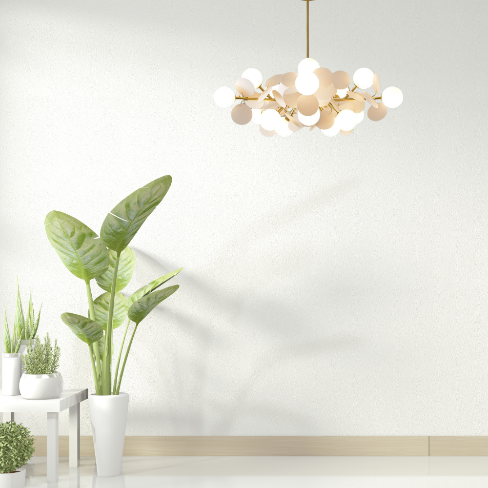 Jevon Multicolored Flower Branch Chandelier, Living Room