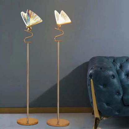 Kady Modern Butterfly Floor Table Lamp Living Room Bedroom