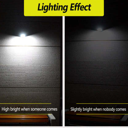 Orr Solar Outdoor Wall Lamp Motion Sensor 18 LED For Garden