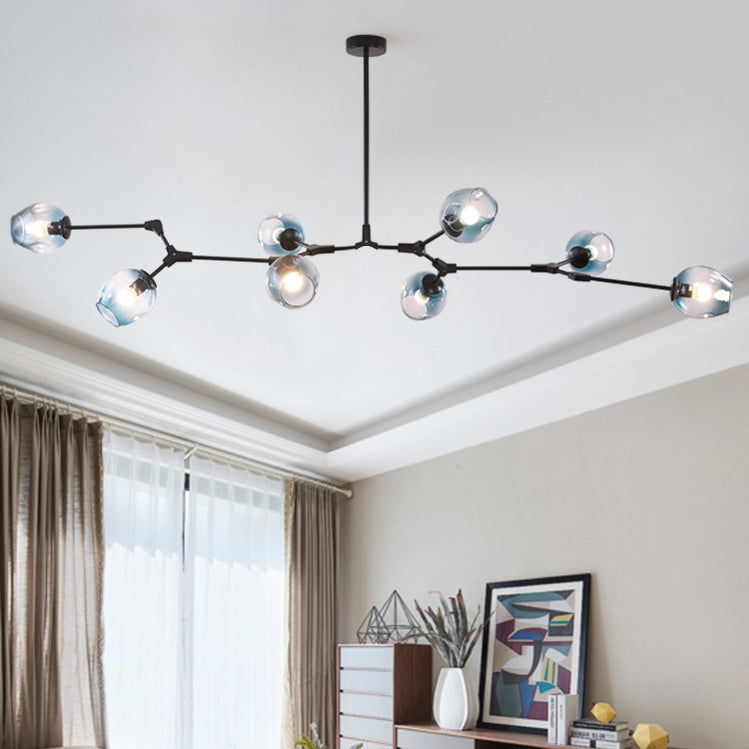 Valentina Nordic Modern Glass Pendant Light Clear Bubble
