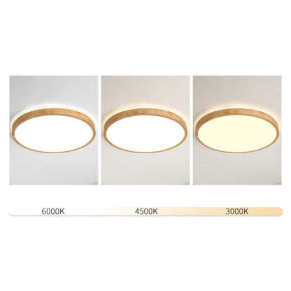 Ozawa Nordic Flush Mount Ceiling Light with adjustable color temperature