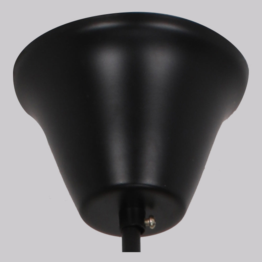 Austin Pendant Light: Black metal ceiling mount