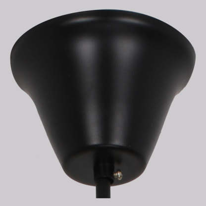 Austin Pendant Light: Black metal ceiling mount
